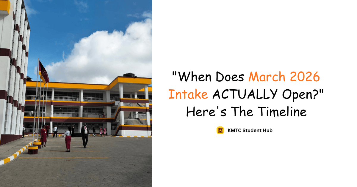 Is KMTC March 2026 Intake Open? Here's What You Need to Know